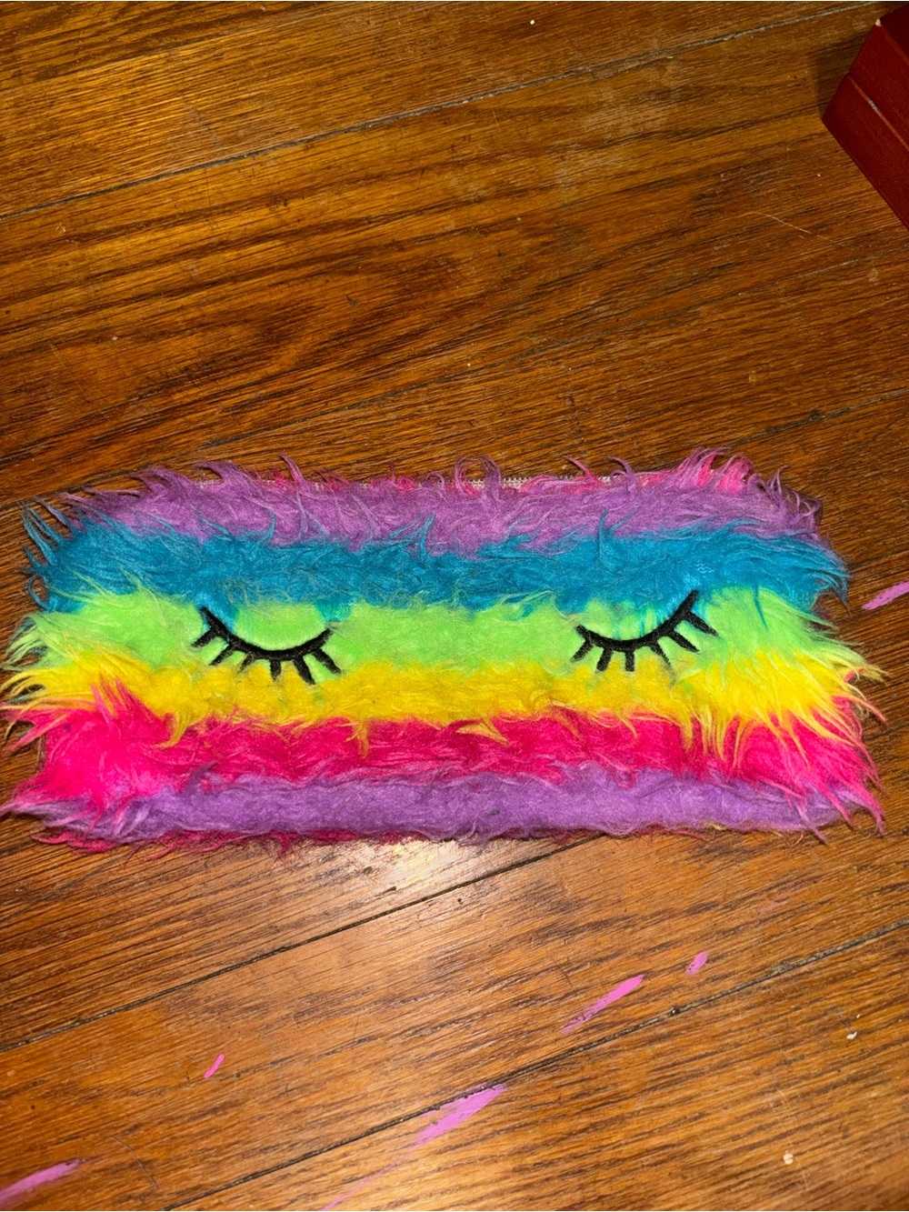 Kids Rainbow Fuzzy bag - Multicolor